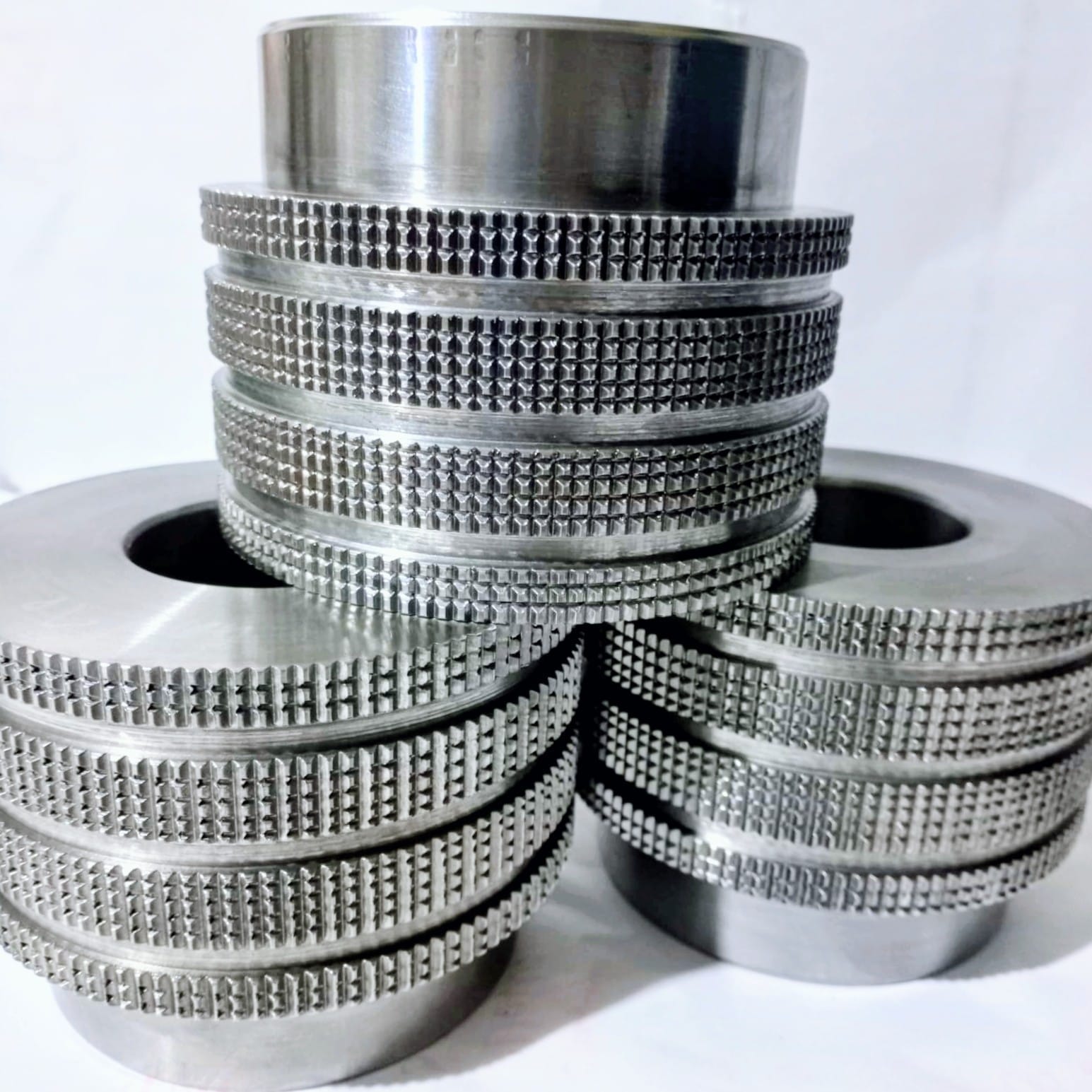 Roldanas em aço para puxar papel